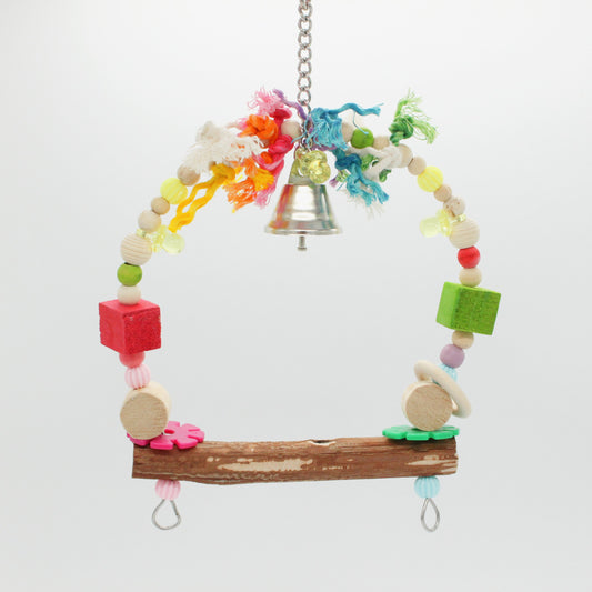 #43SW  【天然木/ ロープ版】ブラブラ♪ゆりかごブランコ Sサイズ