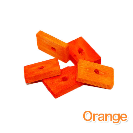 #P ブロックパーツ 2x3cm / 厚さ5~6mm (10枚1セット)