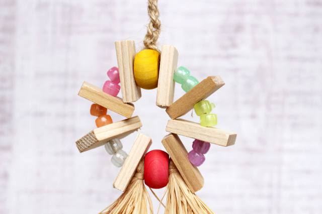 #11M  南国ヤシで幸せを運ぶ☆ フォーチュンキャッチャー(無着色版)