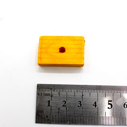 #P   ブロックパーツ 　2x3cm  / 厚さ5~6mm  (10枚１セット）