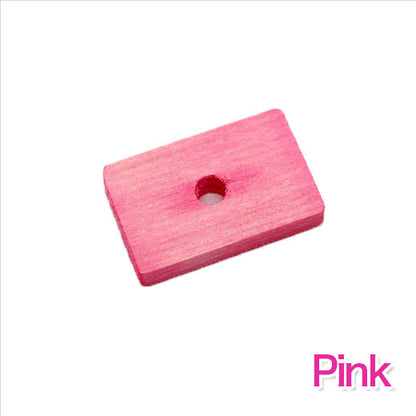#P   ブロックパーツ 　2x3cm  / 厚さ5~6mm  (10枚１セット）