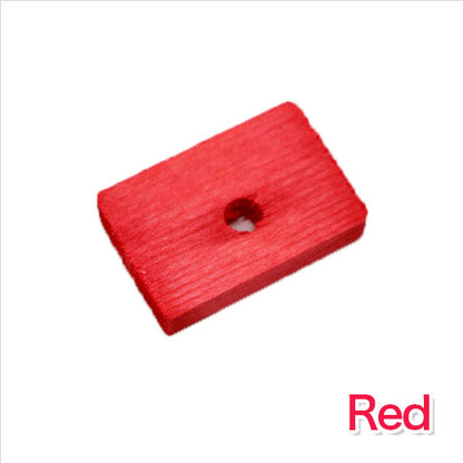 #P   ブロックパーツ 　2x3cm  / 厚さ5~6mm  (10枚１セット）