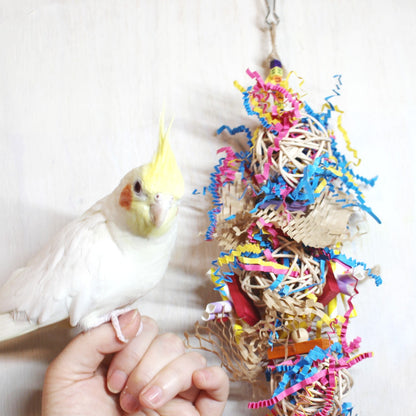 #23ML   ペーパーマンチボンバー　（鳥のおもちゃ/ 中型インコ向け）